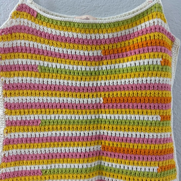 Camila Coelho Open Stitch Rhea Dress NWT Size Small - Picture 3 of 7